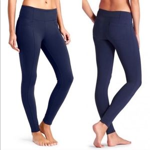 Athleta blue leggings size xxs